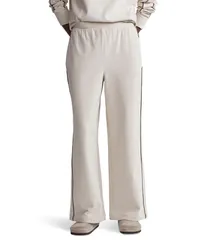 バーレイ レディース ボトムス カジュアルパンツ ワイドレッグ Varley Brushed Rib Wide Leg Pants Cement MarlBit マール