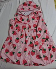 オーズ キッズ ストロベリーベリー レディース レインコート L 130 140 サイズ