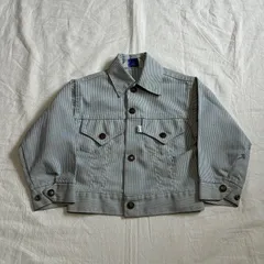 70s Levis リーバイス ヒッコリージャケット サドルマン BigE スナップタイプ キッズ 5表記のサムネイル