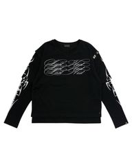 Amiri 定番骨刺繍ブラック ロンT - メルカリ