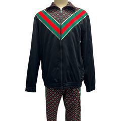 定価30万円 GUCCI タイガー セットアップナイロンジャケット ライン 