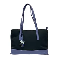 RADLEY(ラドリー) ショルダーバッグ 黒×ブルーグレー レザー