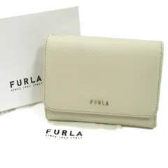 ◆FURLA フルラ 三つ折り財布 クラシック M トリフォールド レザーウォレット 本革 箱付き PS75CL0 レディース