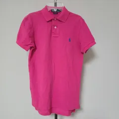 Ralph Lauren ラルフローレン ポロ S 95 カラーネック 半袖Tシャツ ピケT M-半袖-139