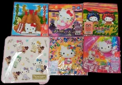 レトロ ハローキティ ハンカチ 6 犬 まとめ売り スターフェアリー 雪の妖精 エビフライ カキ 宝石 バガブー
