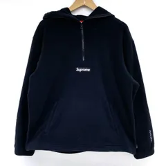 Supreme シュプリーム 21AW Polartec Half Zip Pullover ポーラテック ハーフジッププルオーバー ブラック Lサイズ ※中古