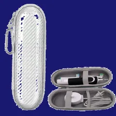 ブラウン オーラルB フィリップス 歯ブラシケース ソニッケアー 対応 携帯 craft 電動 収納 トラベル Crystal 旅行 持ち運び【ブラック】