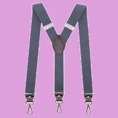 吊りバンド フォーマル ズボン吊り 太め 35ｍｍ X型 ｙ型 ガッチリホールド パンツ ダブルフック 強力 ベルト レディース メンズ サスペンダー [MOHSILY]