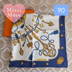 HERMES エルメス カレ90 スカーフ Cliquetis クリケティス - メルカリ