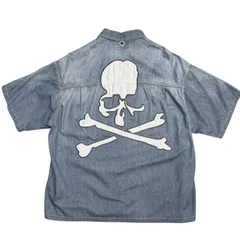 人気完売商品！【美品】サイズ【M】マスターマインドジャパン Mastermind JAPAN 26SS／ MJ SS DENIM SHIRT ／ショートスリーブデニムシャツ ／MJ26EE1-SH016　8065000232334のサムネイル