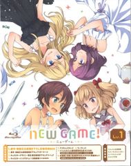애니메이션 Blu-ray NEW GAME! 첫회 전 6권 세트