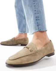 アルド レディース シューズ スリッポン・ローファー スエード ローファー ALDO Francine loafers in olive suede OLIVE GREEN グリーンのサムネイル