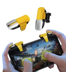 荒野行動 コントローラー PUBG Mobile プロのスマホシューティングゲーム 射撃ボタン 連打機 50連打 1秒6/15/30/50回タップ 高感度 電源ボタンと干渉しない ズレ防止 連続40ゲームをプレイし続けることができます iphone/Andro