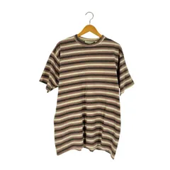 アリゾナ arizona 00S USA製 ボーダー柄 コットン S/S クルーネック Tシャツ メンズ import：M のサムネイル