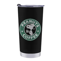 【新品】 スヌーピーコーヒーカップ マグカップ コンビニカップ タンブラー ステンレス製 カフェマグ 携帯マグ マグボトル 蓋付き 保温 保冷 真空断熱 車用 コーヒー専用 かわいい キャラクター グッズ かわいい 男女兼用 600ml 0