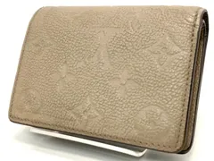 LOUISVUITTON ルイヴィトン モノグラム アンプラント ポルトフォイユ クレア M80152 SP0221 RFID 財布 ミニ財布 ベージュ トゥルトレール ゴールド金具 美品 レディース