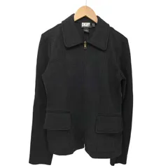 ダナキャランニューヨーク DKNY 90s archive Aライン ダブルジップ ウールジャケット レディース import：S 