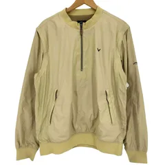 キャロウェイ Callaway GOLF ロゴ刺繍 裏地メッシュ デタッチャブル スリーブ ハーフジップ ジャケット メンズ  LL