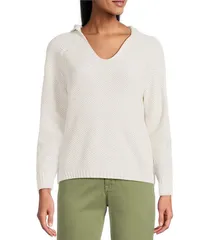 トッミーバハマ レディース アウター ニット・セーター パーカー Tommy Bahama Cali Coast Chenille Long Sleeve Hoodie Coconutのサムネイル