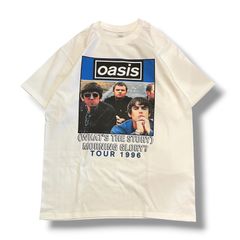 Oasis 96 tour Tシャツ ONEITA XL 白 - メルカリ