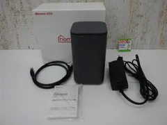 ドコモ docomo HR01 home５Ｇ ダークグレー ホームルーター ネットワーク機器 初期化済み 中古品