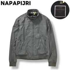 ナパピリ NAPAPIJRI スウィングトップ スタンドカラー ジャケット ジップアップ ブルゾン ジャンパー TAPED SEAMS L グレー アウトドア ストリート カジュアル ウェア メンズ