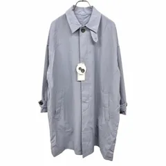 【新品】[印象N] ROPE PICNIC ロペピクニック コート レディース 36 ネイビー 紺 レーヨン×ポリ フライフロント 内ポケット無し 少し薄手 裏地付き ボタン留め 長袖 無地のサムネイル