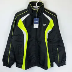 【未使用】ヨネックス 裏地付 ウィンドウォーマーシャツ SS ブラック イエロー 70037 ユニセックス YONEX テニス バドミントンウェア