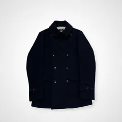 SHIPS シップス / SUPER140's Pコート ネイビー 参考定価：40,000程度 SIZE:S