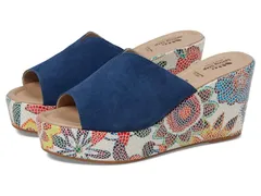 スプリングステップ レディース シューズ ヒール Spring Step Laylani Blue Suede ブルー