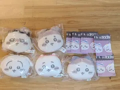 未使用　ちいかわ マスコットミラー ～リボン～ 全5種 コンプセット 【E4761-001】▶110