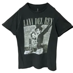 M LDR ラナデルレイ ビッグプリント フォトT ブラック 黒 Tシャツ レディース ユニセックス メンズ 古着 半袖 CHM