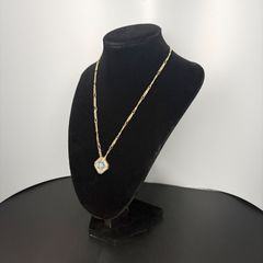 Christian Dior ディオール アルファベットブロックネックレス 極美品 