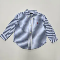 18m 85 ラルフローレン ポロ ベイビー ストライプ シャツ