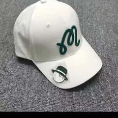 即購入OK 新品マルボンゴルフmalbon golf 帽子 キャップ ホワイトのサムネイル
