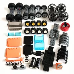 akkan様 7点おまとめ商品 レゴ 正規品 中古 タイヤ(車7台分)・車部品 レゴブロック【管理番号：3486】のサムネイル