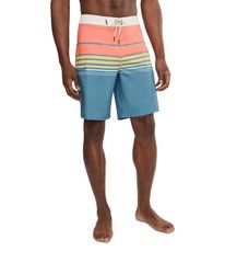 O'Neill Men's Swimwear Shorts - Hyperfreak Heat Stripe 20 Boardshorts Captains Blue