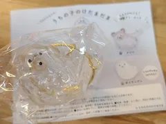 未使用　犬のけだまだま うちの子のけだまだま 「 プードル 」肉球型特製チャーム 【E4766-001】▶110