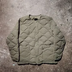 DAIWA PIER39 20aw TECH QUILT DOWN LINER CARDIGAN OLIVE L ダイワピア39 2020aw テックキルトダウンカーディガン ダウンジャケット オリーブ BJ-26020W