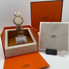 エルメス時計/極極極美品クロアジュール/新品仕上げ正常稼働品