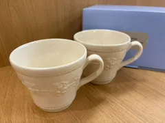 KE262986207　Wedgwood Festivity マグカップ 白 カップ ウエッジウッド