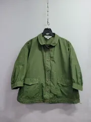 77) グリーン ジャケット ブラウス