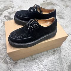 ouat ブラック スエード モカシンブーツサイズ42 - メルカリ