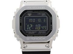 CASIO カシオ 腕時計 Gショック フルメタル GMW B5000 1JF シルバー ステンレス 樹脂バンド メンズ ソーラー電波 デジタル 新古未使用展示品