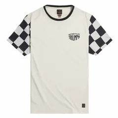 TRIUMPH トライアンフ Preston Checkerboard Sleeve Bone Tee Lサイズのサムネイル