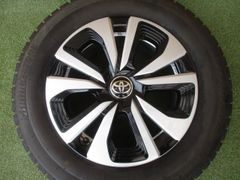 中古】 送料込み トヨタ純正 プリウス 195/65R15 スタッドレスタイヤ4 