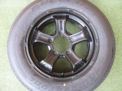 中古】 送料込み 社外6スポーク 175/80R16 スタッドレスタイヤ4本SET 