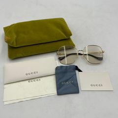 グッチ GUCCI GG0872S 001 サングラス ゴールド ピンク - メルカリ