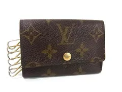 LOUIS VUITTON ルイヴィトン キーケース モノグラム ミュルティクレ6 M62630 ブラウン PVC レザー ユニセックス 6連 ゴールド金具