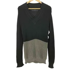 エーケイエム AKM EGYPTIAN cotton knit カットオフ Vネックプルオーバー メンズ JPN：L のサムネイル
